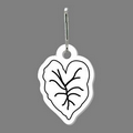 Zippy Clip - Caladium Leaf Outline Tag W/ Clip Tab